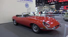 Classic cars displayed at Bangkok Motor Show 2021 alongside luxury new models from Rolls Royce and Aston Martin