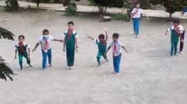 Elementary school students play