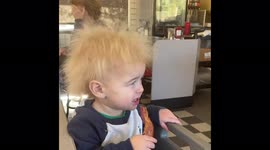 Mum of one-year-old with rare ‘uncombable hair syndrome’ says she wants him to be proud of his unruly locks