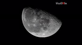 'Photographer shares EPIC close-up shot of the moon's profoundly cratered surface '