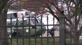Madam Vice President of the United States Kamala Harris boards Marine Two and departs United States Naval Observatory in Washington, DC en-route Joint Base Andrews on December 2, 2021