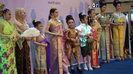 Traditional Fashion Show in a shopping mall in Chiang Mai, Thailand