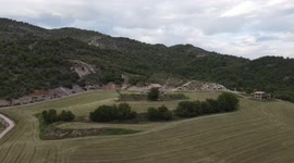 Private enduro motorcycle circuit, in the middle of the mountains and nature.