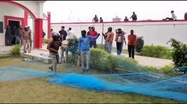 VIDEO: Leopard walks into classroom and attacks a student – causing injuries to arm and back