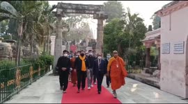 Mongolian lawmakers visit Buddhism's holiest sites in India, one tests positive for Covid-19