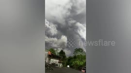 Mount Semeru volcano erupts in Indonesia spewing ash clouds into sky
