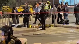 Palestinian man shot after stabbing Jewish man near Damascus Gate in Jerusalem's Old City
