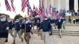 White supremacist ‘Patriot Front’ marches through Washington