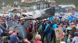 'To hell with Shell!' - South African activists protest against global oil giant