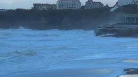 Storm In France at the beginning of December 2021 befoe Christmas