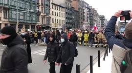 Belgium: Thousands Protest Against Tightened COVID19 Rules In Brussels