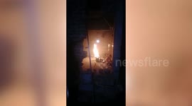 4 injured after borewell spews flames in central India