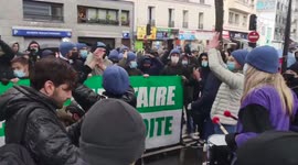France: Thousands Gather In Barbes To Show Opposition To Far-Right Presidential Candidate Zemmour