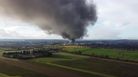 Firefighters are fighting to control an enormous blaze in a Kidderminster Industrial estate