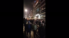 Protest against COVID-19 measures takes place in Thessaloniki, Greece