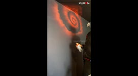 'Talented artist uses his magic to teleport game room into space '