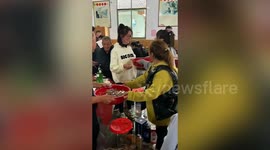Chinese woman gifts friend more than £100 in coins as part of hilarious gift