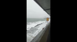 Big Wave Hits ManadoTown Squer Indonesia Area