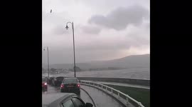 UK: Storm Barra Brings Severe Weather To Northern Ireland