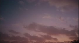 A beautiful evening red sky