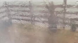 UK: Storm Barra Brings Torrential Rain With Powerful Gust Across Country