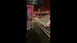 Odeon outdoor dining tent collapse nyc