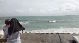 Strong wind in Indonesia