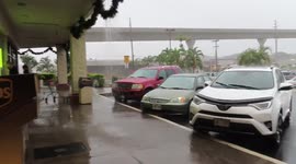 Winter storm brings flash flooding and high winds to Hawaii, US