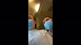 Nervous passengers record hard landing at Dublin Airport during Storm Barra