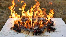 YouTuber attempts to cook fish fillet using 12,000 matches
