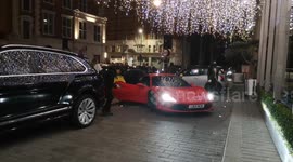 Supercar Owners Cause Chaos Outside London Hotel