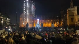 UK: ‘Kill The Bill’ Protesters Gather At Parliament Square