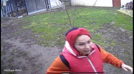 Bizarre CCTV footage shows Russian woman chasing after her pet fox and EMU