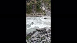Water coming inside the mountain