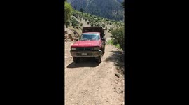 Dangerous road and Beautiful and heart touching view of Pakistan