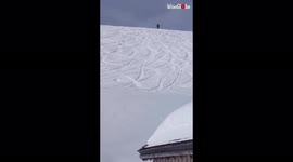 'Crashing into Monday after a chill weekend like... *SUPREME Ski Fail* '