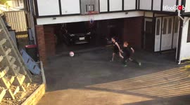 'Young boy knocked down by a soccer ball *Ultimate Football Fail*
'