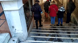 venecia se hunde y no podemos llegar a la plaza de san marcos