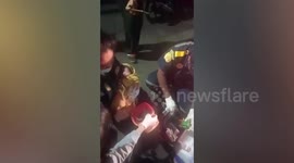 Abandoned newborn baby girl rescued after being dumped in a bin in Bangkok