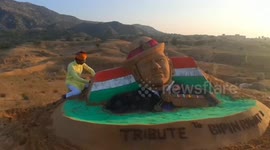 Tribute to Chief of Defence Staff General Bipin Rawat in India