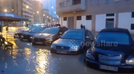 Flash floods in Pamplona, Spain