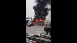 Yacht fire erupts in Rhode Island