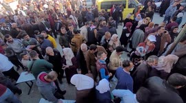 Palestinian voters cast their vote in the first phase of local elections in the village of Beit Kahil