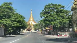 Deserted streets in Yangon as Myanmar’s people participate in 'silent strike' against military coup