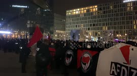 Hundreds of right-wing protesters rally in Berlin against covid restrictions