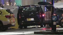 Closeup of vehicle used by Kensington gunman shot dead by armed police