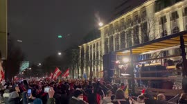 Austria: Mass Protest Against Introduced New COVID Restrictions In Vienna