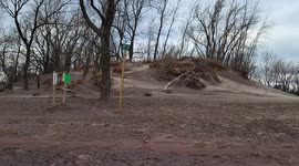110 km/h Wind Gusts Impacts Lake Erie Shoreline in Ontario