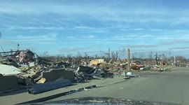 New footage reveals devastation from Kentucky tornado