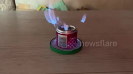 YouTuber shows how to make AWESOME mini-stove from a drinks cans in just 2 minutes